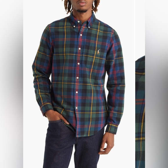 POLO RALPH LAUREN Tartan Classic Print Shirt, Men’s - Picture 1 of 10
